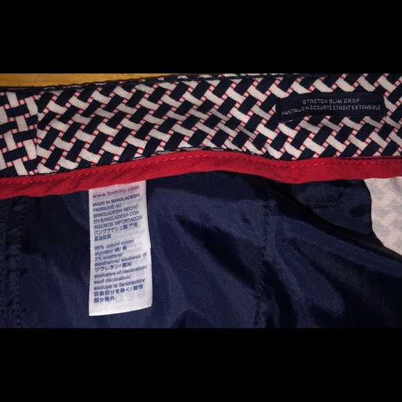 Tommy Hilfiger Red, White & Blue Crop Pants - Picture 6 of 6